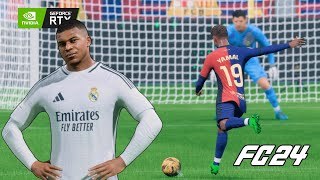 Barcelona vs Real Madrid  EL CLASICO 2024 Full Match  FC 24 Gameplay [upl. by Airam]