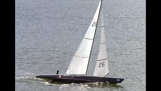 RC sailing AClass and Marblehead A Rigg  RCsegeln 06 09 23 [upl. by Elma]