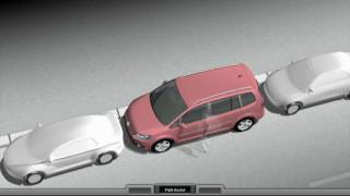 Volkswagen Touran Animation Park Assist 20 [upl. by Asa704]