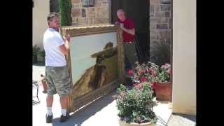 How To Hang A Large Painting  5 Great essential Tips [upl. by Nujra]