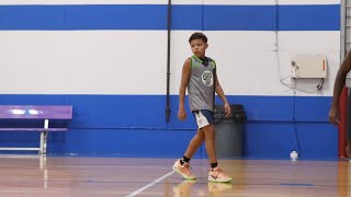 Team Teague Boyd 2028 vs Hawk Elite 2028 Zahden Zowd Goes Off 65 6th Grader makes his debut [upl. by Shutz]