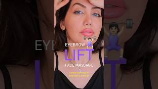 3 Moves to Lift Brows less than 3 minutes 🤩🤌 faceyoga facemassage facialmassage browlifting [upl. by Erdnoid]