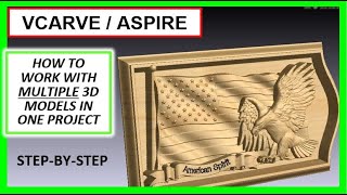 How To Do 3D Projects Tutorial w Vectric Vcarve amp Aspire For CNC Routers  Garrett Fromme [upl. by Ardnossac]