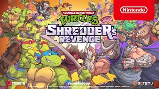 Teenage Mutant Ninja Turtles Shredder’s Revenge  Release Date Trailer  Nintendo Switch [upl. by Cassella]