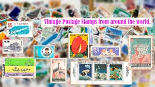 OLD POSTAGE STAMPS PHILATELY [upl. by Valdes]