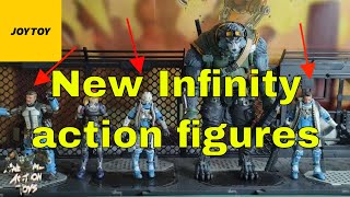 Corvus Belli Infinity Panoceania inquisitor amp Intervention and Recon team 118 scale action figures [upl. by Nonnahs163]