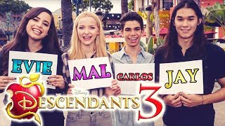 DESCENDANTS 3 🍎 MAL EViE JAY amp CARLOS Evolution According to the CAST 🎬 [upl. by Allista]