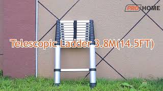 ProHome Telescopic Ladder The Ultimate Tool for Every DIY Project Available in 38Meter amp 5Meter [upl. by Hannazus]