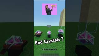 Minecraft End Crystal Logic minecraft shorts viral [upl. by Emiatej]