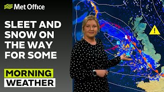 181124 – Chilly and wet – Morning Weather Forecast UK – Met Office Weather [upl. by Anaehs]