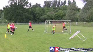 Einwurf  Flugkopfball  Fußballtraining Fußball 0080 [upl. by Adlen]