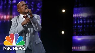 Wrongfully Convicted Man Freed After 37 Years Inspires With ‘AGT’ Audition  NBC Nightly News [upl. by Ennairac]