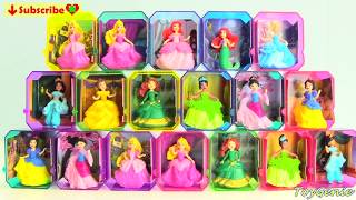 Unboxing Princess Gem Collection Surprises Cinderella Belle Rapunzel Ariel [upl. by Lawrenson353]