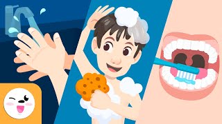 Hygiene Habits for Kids  Compilation  Handwashing Personal Hygiene and Tooth Brushing [upl. by Dominique]