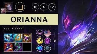 Orianna Carry vs Jhin Legendary  NA Master Patch 1418 [upl. by Ellinnet145]