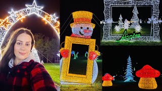 ASPIRE PARK CHRISTMAS LIGHTS Clinton TN 🎄 Aspirations in Light holiday lights walking trail ❄️ ☃️ [upl. by Laon]