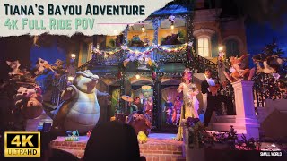 Tianas Bayou Adventure  4K Full Ride POV  Magic Kingdom Walt Disney World [upl. by Munmro]