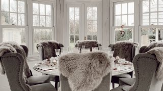 HALLWAYENTRANCE amp DINING ROOM TOUR  IAM CHOUQUETTE HOME [upl. by Morry940]