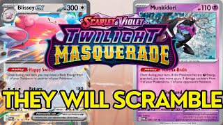 Blissey ex is A LOT better than you think Twilight Masquerade PTCGL Deck Gameplay [upl. by Jobey]