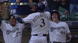 PITMIL Betancourt smashes a solo home run [upl. by Hakeber]