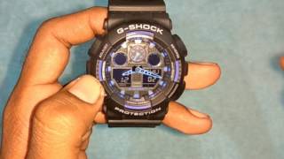 How to set a time on Casio G Shock Watch 5081 [upl. by Lesko]