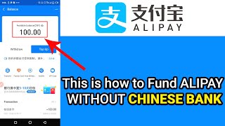 how to fund your Alipay account with YOUR Master or Visa card or PayPal etc [upl. by Irik742]