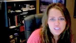 Miley Cyrus sings Michael Jackson Songs Live Chat 7509 [upl. by Solana]