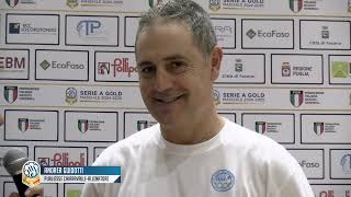 Junior Fasano vs Publiesse Chiaravalle  Le interviste post partita [upl. by Oinotla]