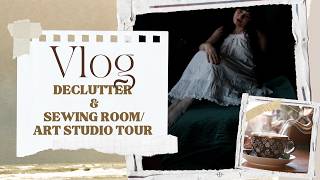 Vlog  Life in Rural Sweden Declutter amp Sewing RoomArt Studio Tour [upl. by Barnard]