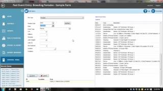 Porcitec Tutorial 03 Fast Event Entry [upl. by Alanna668]