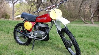 Bultaco Pursang 370 Wheelies [upl. by Denby]