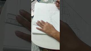 railway station drawing stepbystep drawing art artwork viral vlog trendy youtube shorts [upl. by Braunstein]