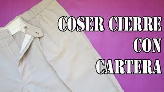 Coser cremallera a pantalón [upl. by Ahsieyk]