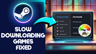 FIXED Steam Games SLOW Downloading Speed Problem in 2024 [upl. by Ahsenet]