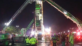 20 rescued after church carnival ride malfunctions leaving riders trapped in spinning cages [upl. by Ocko]