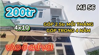 ☑️Mã 56│Bán Nhà Lầu Chỉ 200 Triệu  4x10  Hỗ Trợ Góp 4 Năm│KDC Nhị XuânHóc Môn│Nhà Đất Tiến Đạt [upl. by Ordisi]