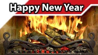 Fireplace 4K ► Happy NEW YEAR ❤ H ha hap happ happy 🔥 [upl. by Idel]