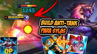 BUILD ANTITANK PARA O SYLAS  Sylas vs Galio MID [upl. by Sivlek405]