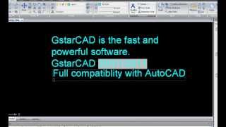 GstarCAD  Single Line Text [upl. by Ised]