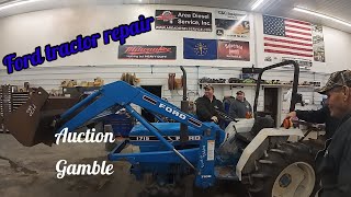 I bought a broken Ford 1715 tractor as is at a farm auction did my gamble pay off [upl. by Medorra]