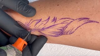 FEATHER TATTOO [upl. by Hilly]