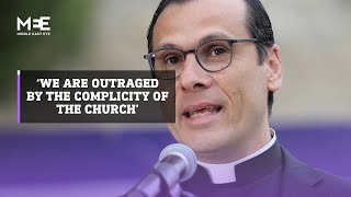 Bethlehem Pastor Rev Munther Isaac criticises Western hypocrisy and Church complicity in Gaza crisis [upl. by Correy]