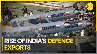 Global demand for Indian radars simulators and armoured vehicles  English News  WION [upl. by Adnimra]