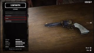 M1851 Wolfsbane Revolver in Red Dead 2 Full frame [upl. by Nyvets]