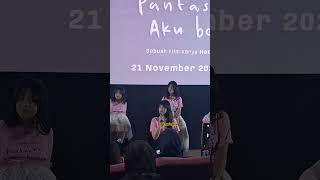 Nadya Arina Sebagai Sofi Di Film Pantaskah Aku Berhijab video shorts movie pressconference [upl. by Lais]