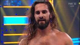 Cesaro vs Seth Rollins WWE Smackdown 9th July 2021 23 [upl. by Yzeerb]