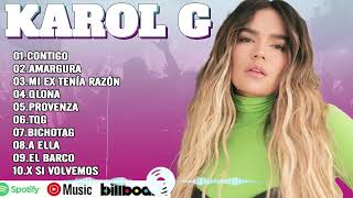 Karol G 2024 Letra  Mejores Canciones de Karol G  Grandes Éxitos De Karol G  Mix Reggaeton 2024 [upl. by Andromache]