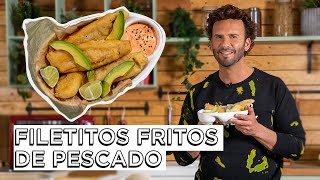 Receta fácil para preparar PESCADOS FRITOS ESTILO DF  filetitos fritos de pescado  ChefOropeza [upl. by Nellaf]