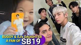 BUGOY CARIÑO amp EJ LAURES DAUGHTER EXCITEDLY OPENS MCDO X SB19 PHOTOCARDS [upl. by Roee]