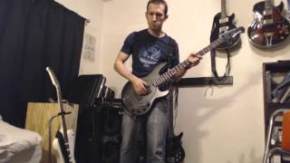 Massive Attack  Dissolved Girl Bass Cover [upl. by Ardnaskela]